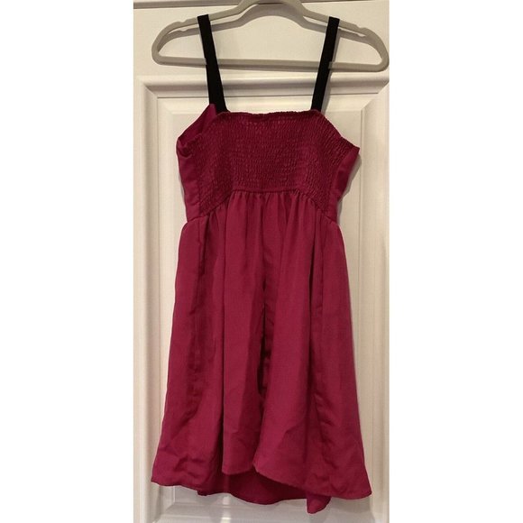 Xhilaration Dress Size Medium Pink Sleeveless Blue Color Block Y2K Fairy - Picture 4 of 16